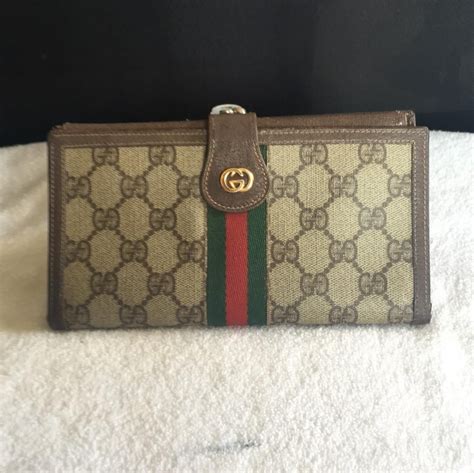 gucci clutch wallet black green red|Gucci wallet woman price.